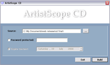 Encrypt and wrap web projects for offline viewing