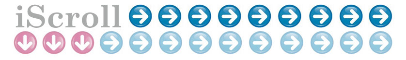 Scrolling image display for web pages