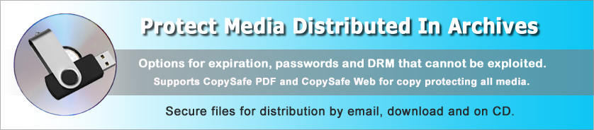 APM copy protection for media on disks and USB